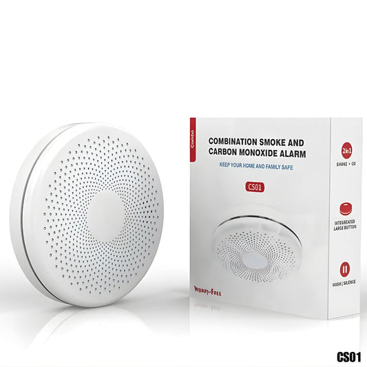 Alarma de humo y de monóxido de carbono inteligente WiFi Tuya con alertas al móvil - LA CASA DEL TELEFONO