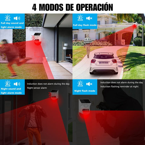 Alarma solar wifi inteligente uso exterior