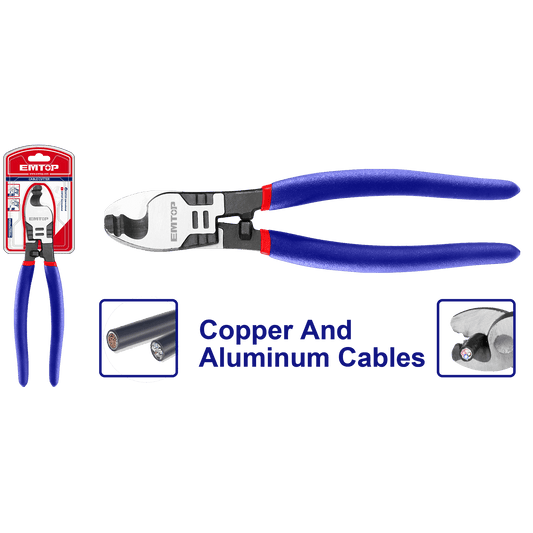 Alicate cortacable de 8 pulgadas, para cables de cobre y aluminio - LA CASA DEL TELEFONO
