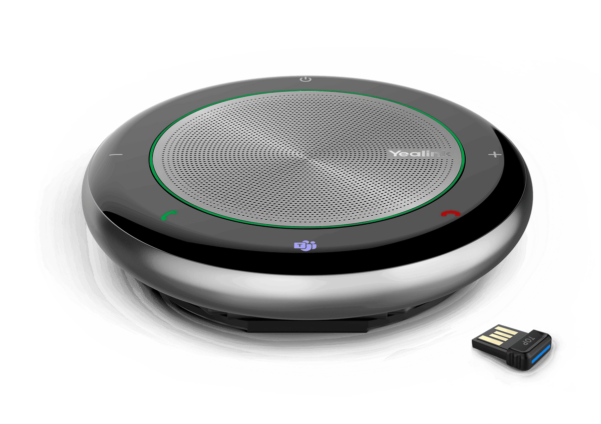 Altavoz inalámbrico con micrófono Yealink CP700, audio en alta calidad, conexión por Bluetooth ó USB - LA CASA DEL TELEFONO