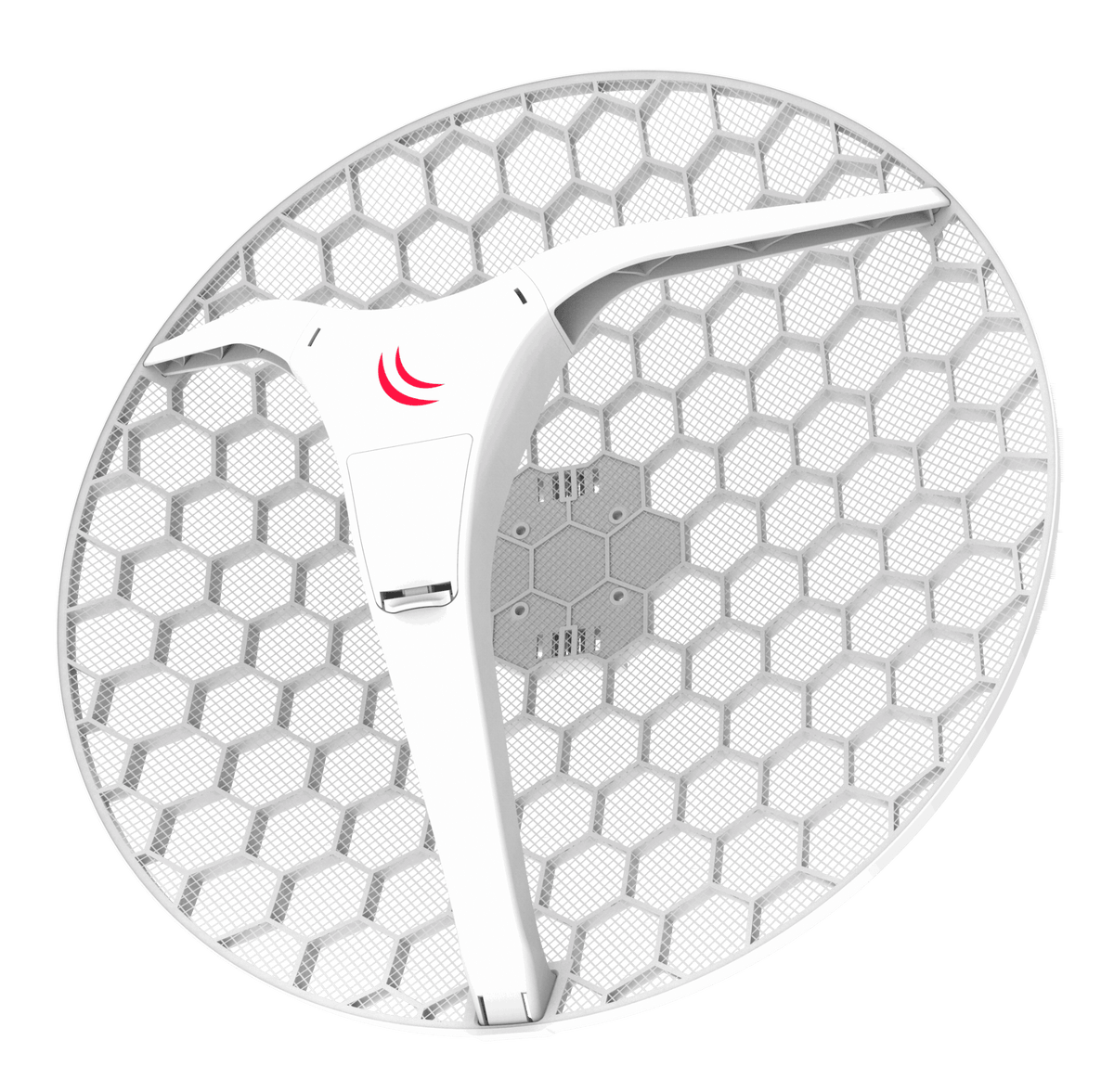 Antena inalámbrica de doble polarización de 21dBi 2.4Ghz para enlaces punto a punto ó CPE – Mikrotik LHG XL 2 - LA CASA DEL TELEFONO