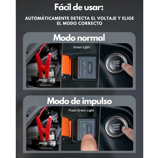 Arrancador de batería para carro - LA CASA DEL TELEFONO