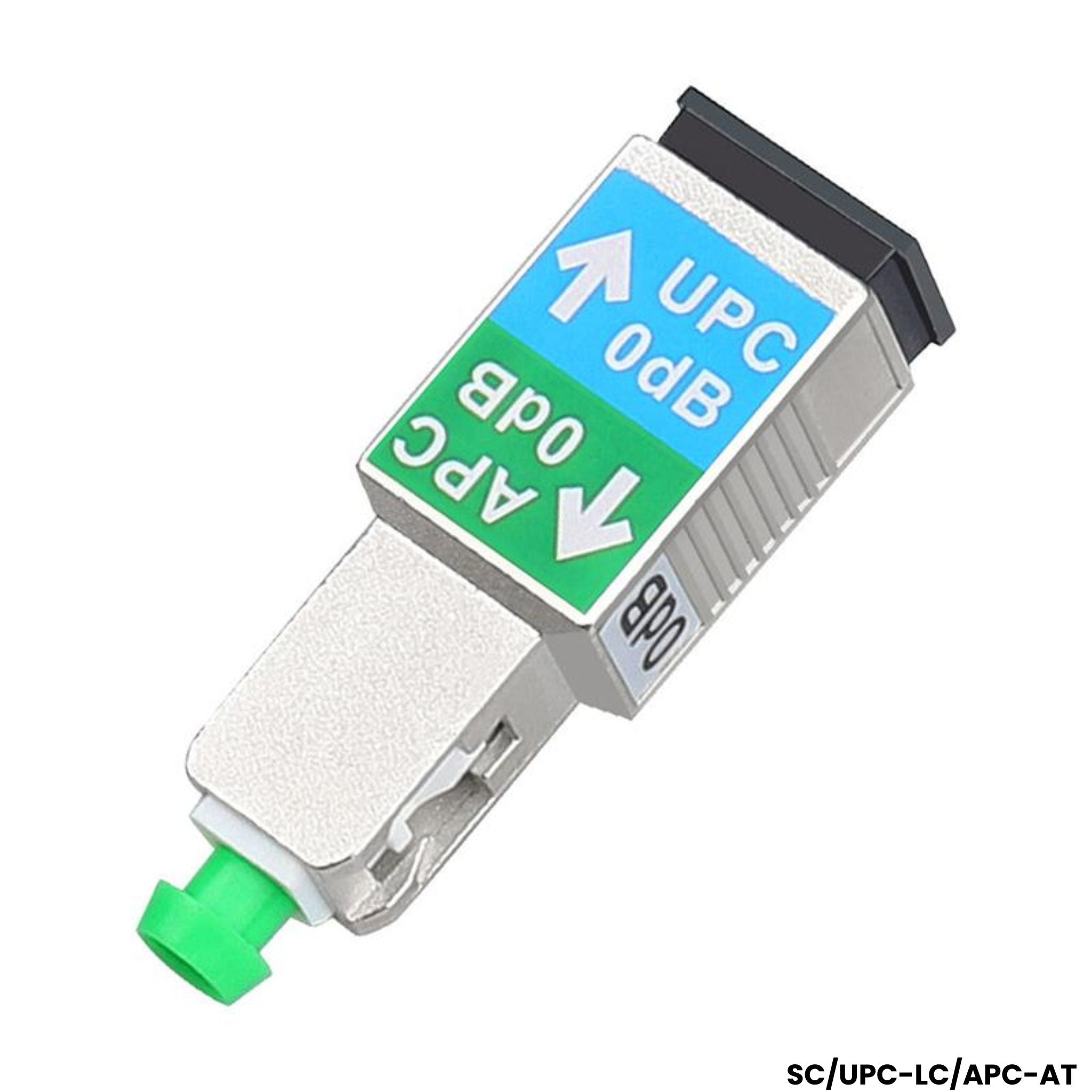 Atenuador fibra SC UPC a LC APC 0dB uso redes Panamá 