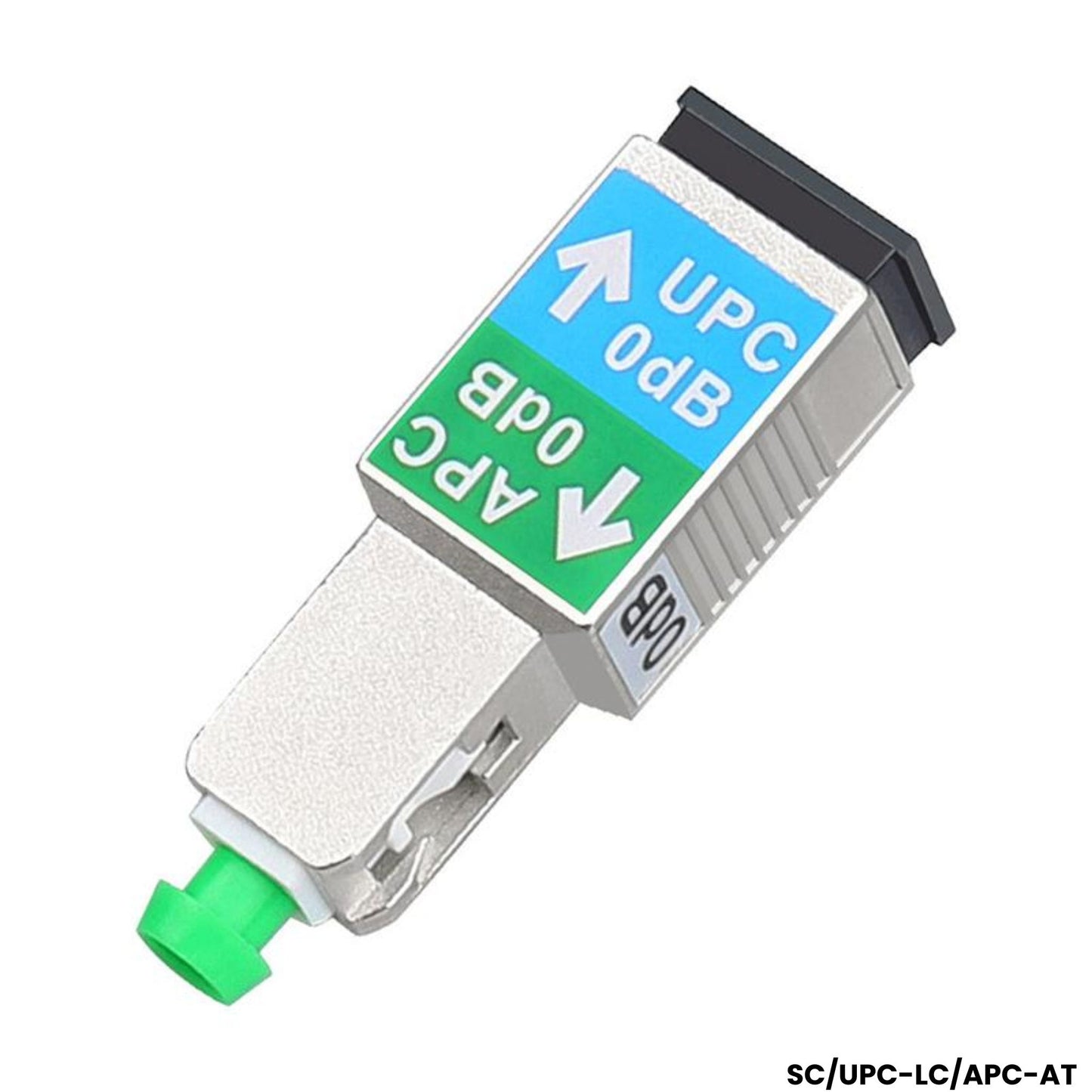 Atenuador fibra SC UPC a LC APC 0dB uso redes Panamá 