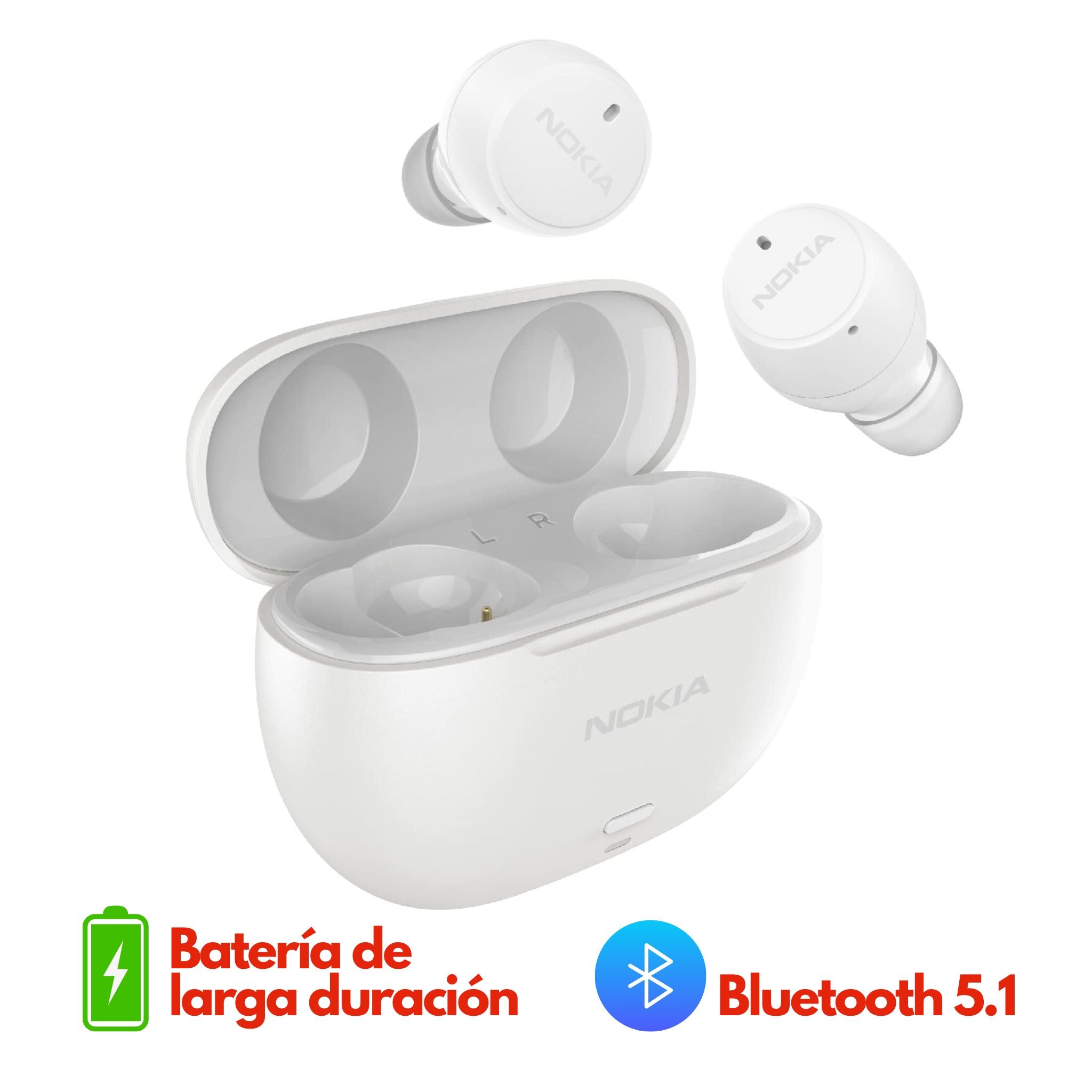 Audífono inalámbrico micro earbuds Pro Nokia TWS-521WH