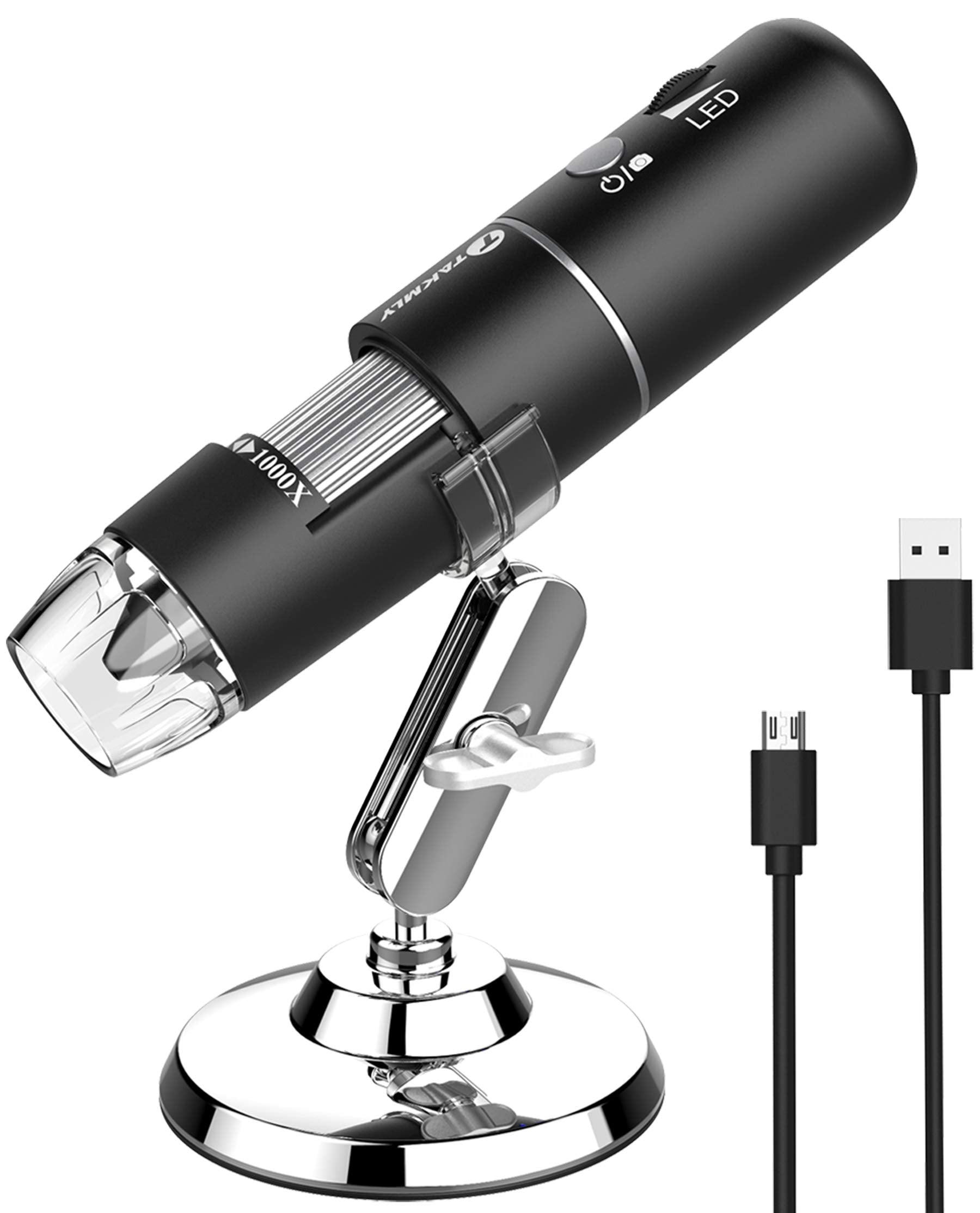 Microscopio WiFi digital con aumento de 50 – 1000X