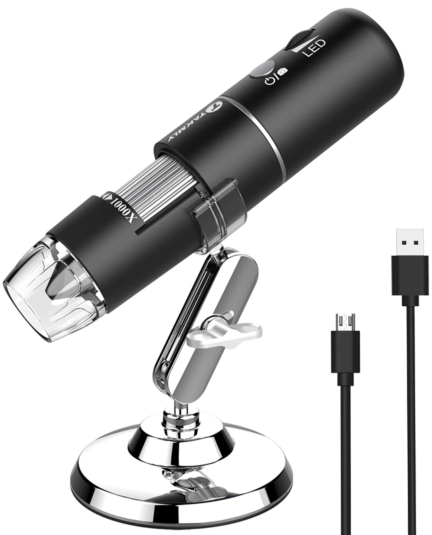 Microscopio WiFi digital con aumento de 50 – 1000X