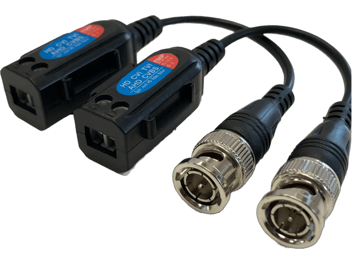 Balun de Video para cámaras HD – CVI / TVI / AHD hasta 8MP – CV-VB501C8M - LA CASA DEL TELEFONO