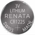 Batería CR1225 Renata 3V Original para Reloj y Llave