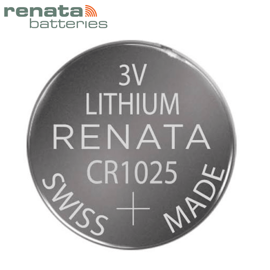Batería de Litio CR1025 3V Tipo Botón Swiss Made Renata - LA CASA DEL TELEFONO