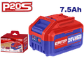 Batería de litio industrial recargable P20S de alta capacidad 20V 7.5Ah Emtop EBPK2075