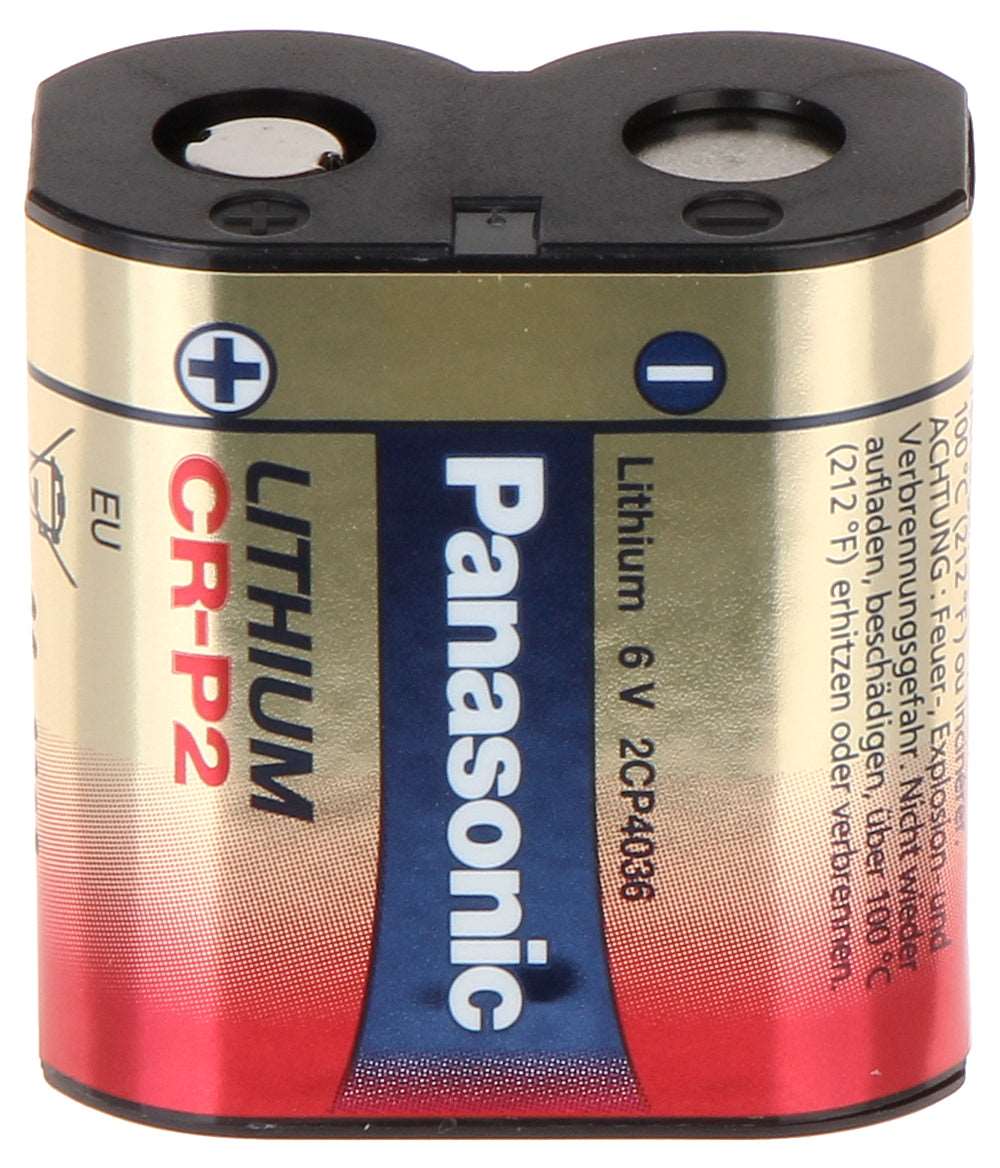 Batería litio 6V Panasonic CR-P2 2CP4036 reemplaza DL223A K223LA alta potencia