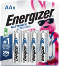 Batería Litio AA 1.5V Energizer L91 Paquete de 8