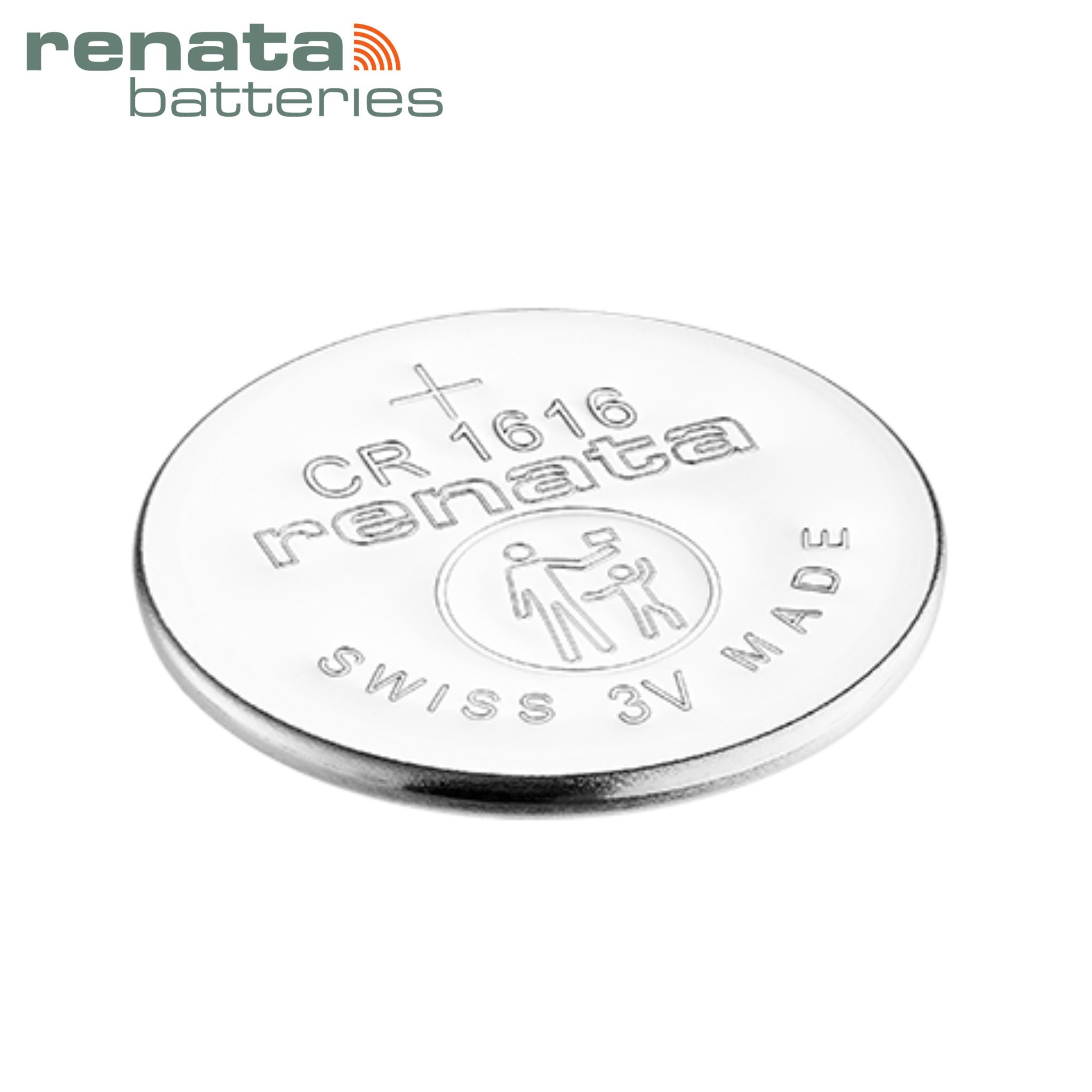 Batería de litio tipo botón CR1616 3V Renata Swiss relojes y llaves