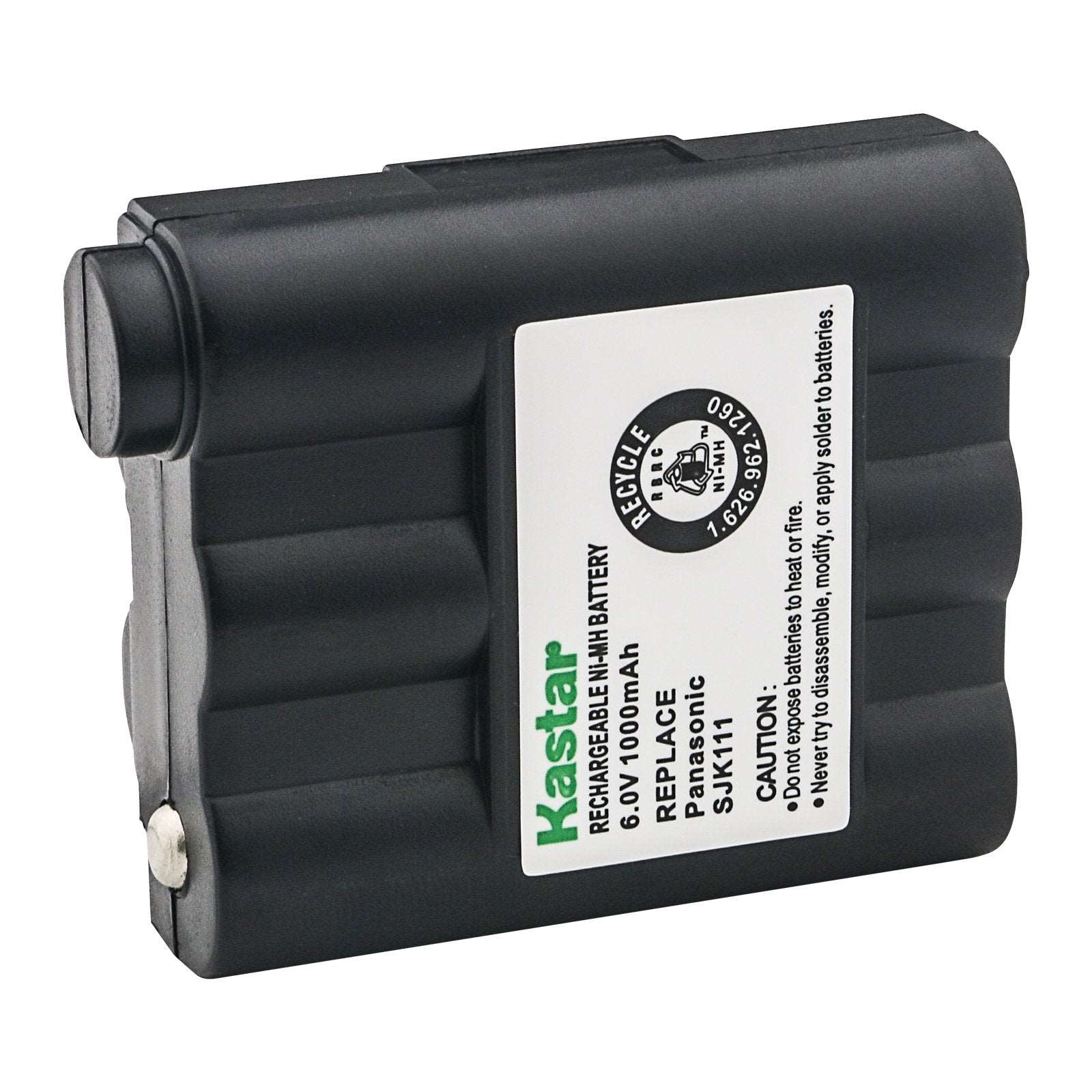 Batería NI-MH 6V 1000mAh Kastar SJK111 walkie talkie Midland