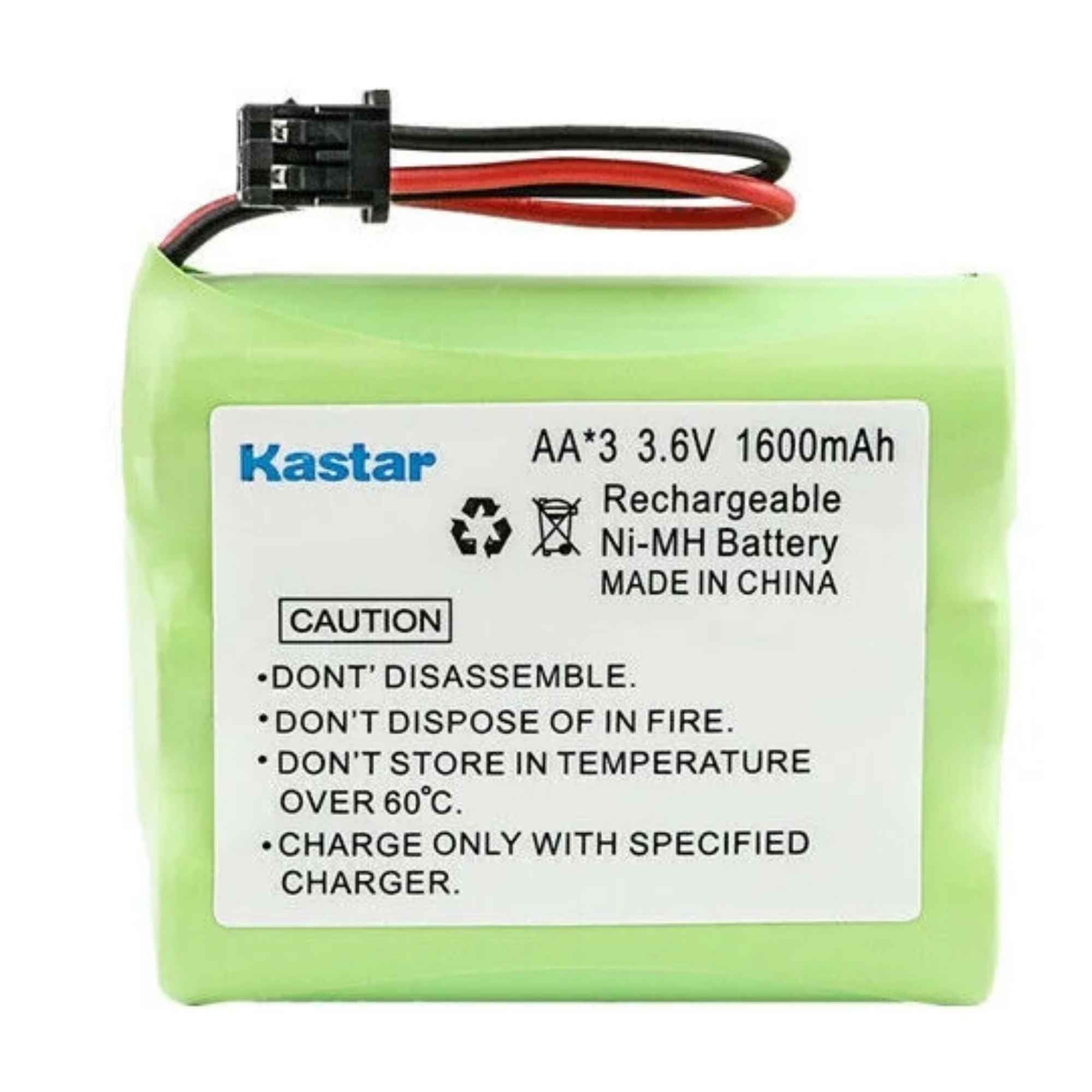 Batería recargable Ni-MH 3.6V 1600mAh Kastar AA3.6-MSM teléfono inalámbrico