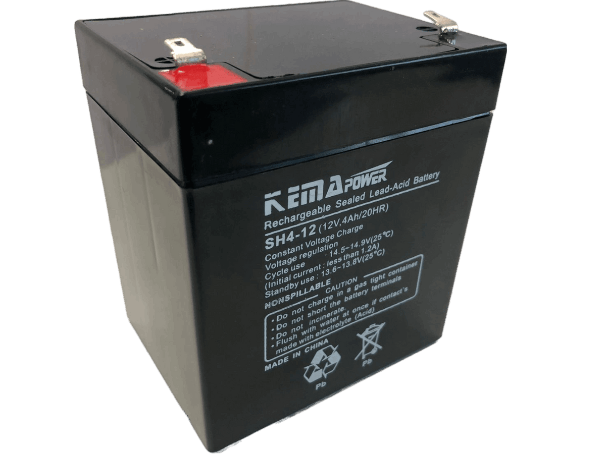 Batería sellada de ácido plomo Kema SH4-12 de 12V 4Ah - LA CASA DEL TELEFONO