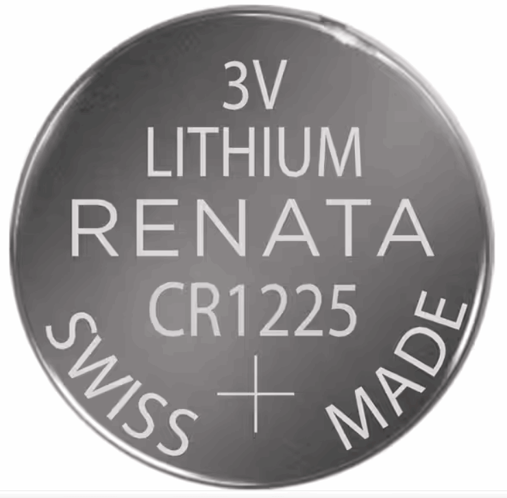 Batería CR1225 Renata 3V original tipo moneda para reloj y llave en Panamá