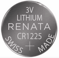 Batería CR1225 Renata 3V Original para Reloj y Llave