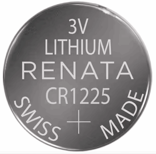 Batería CR1225 Renata 3V original tipo moneda para reloj y llave en Panamá