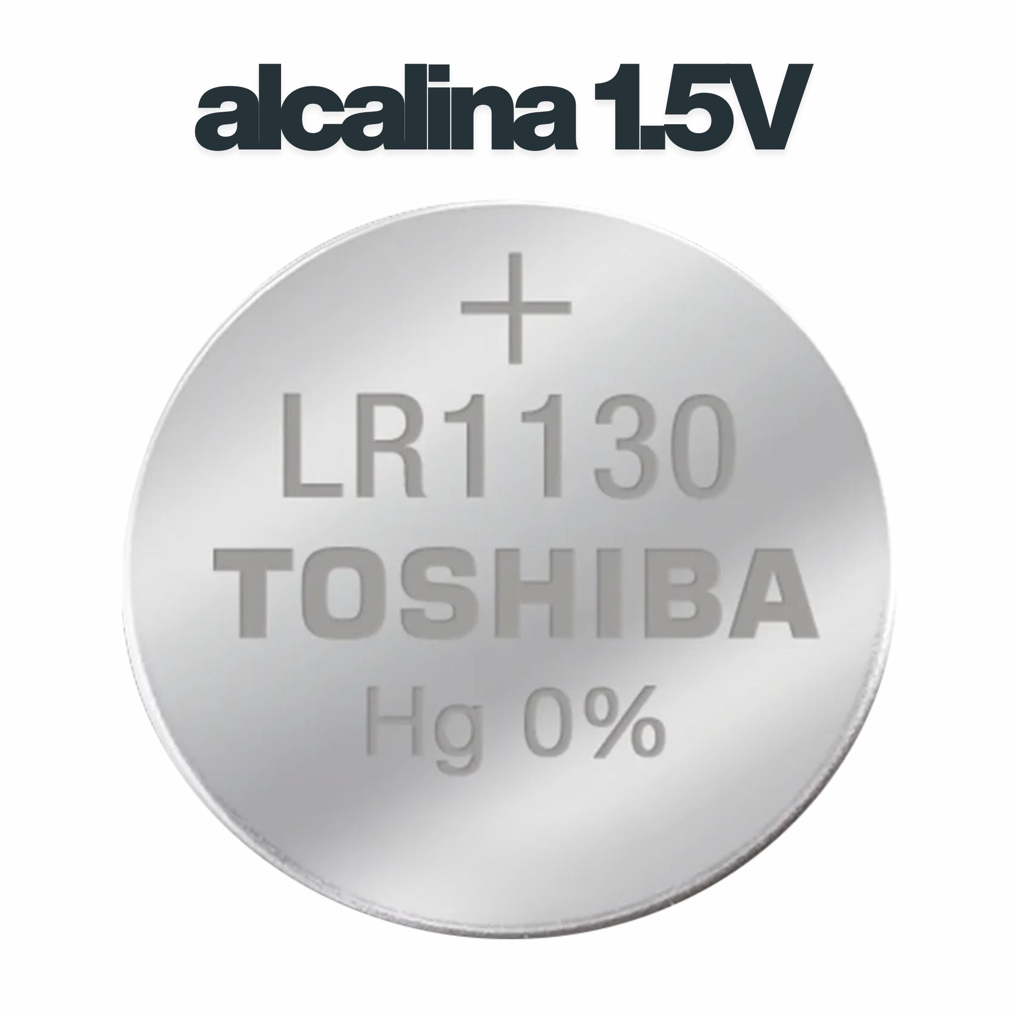 Pila botón LR1130 alcalina 1.5V para reloj y dispositivos electrónicos