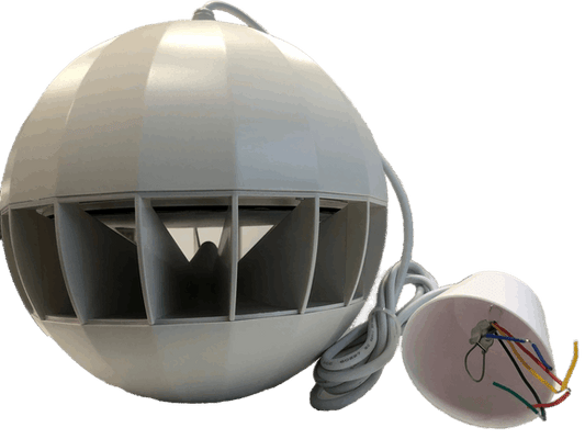 Bocina colgante LDQ-005 de 20W, omnidireccional, para voceo y música ambiental - LA CASA DEL TELEFONO