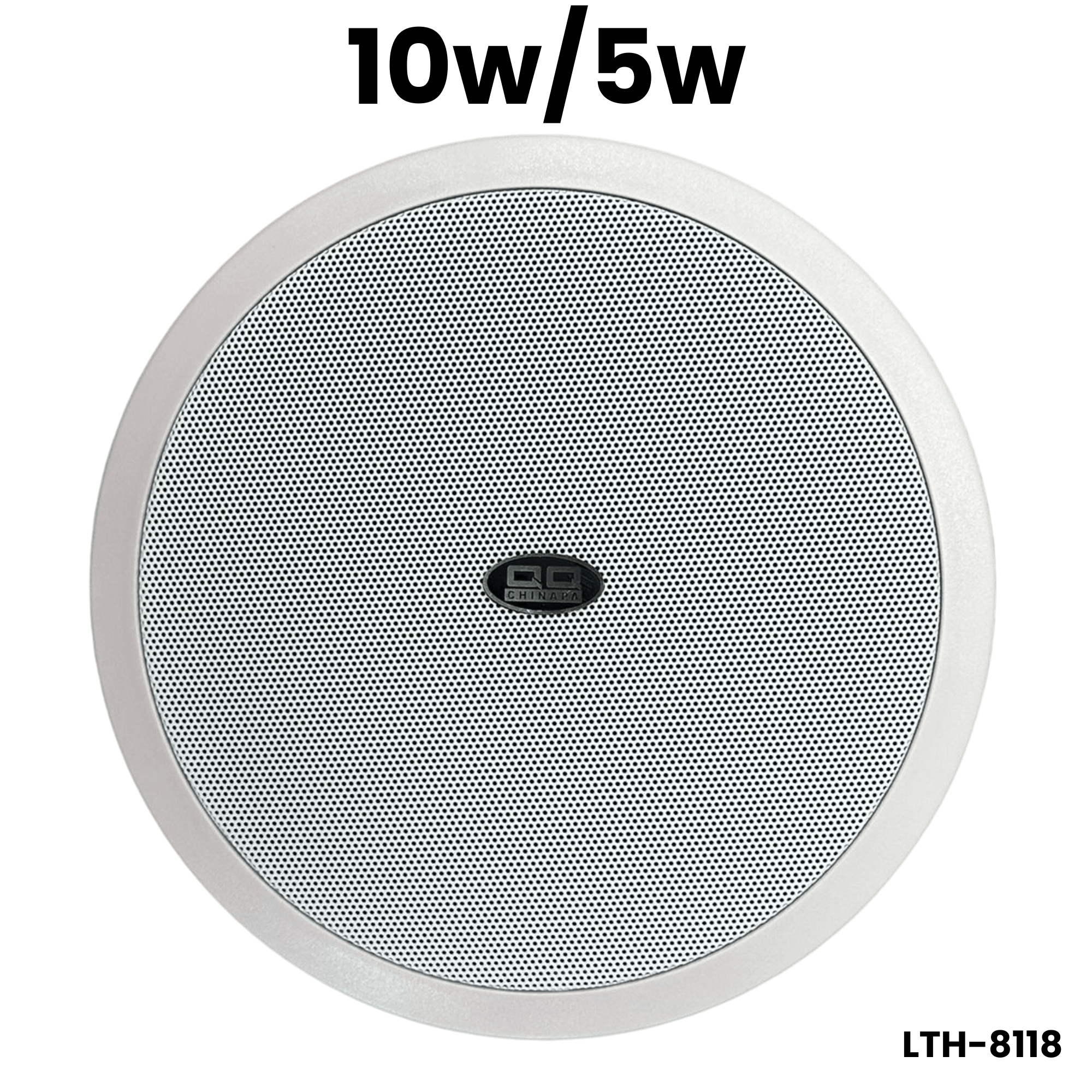 Bocina de cielo raso LTH-8118 de 8” 5/10W 100V - LA CASA DEL TELEFONO
