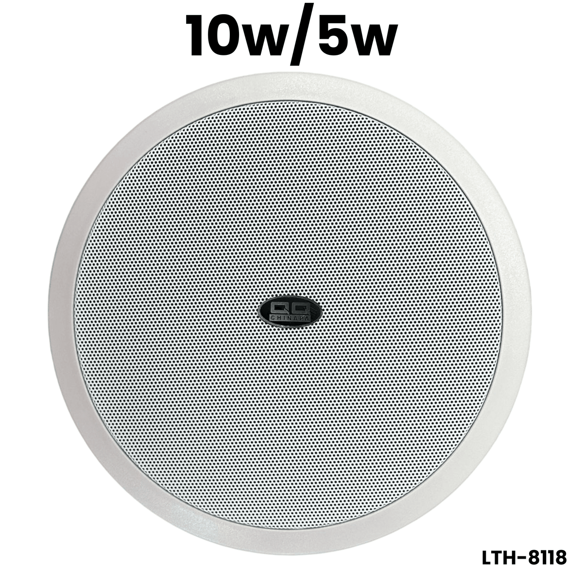 Bocina de cielo raso LTH-8118 de 8” 5/10W 100V - LA CASA DEL TELEFONO