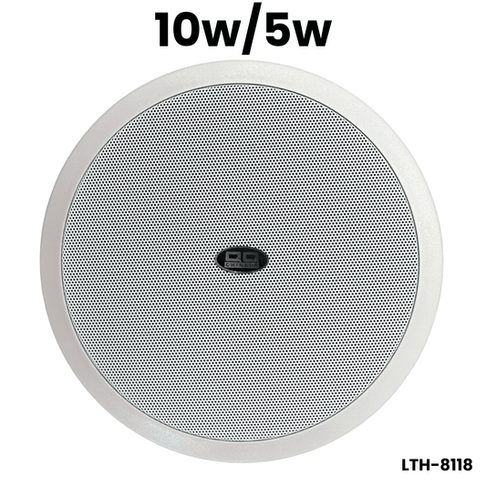 Bocina de cielo raso LTH-8118 de 8” 5/10W 100V - LA CASA DEL TELEFONO