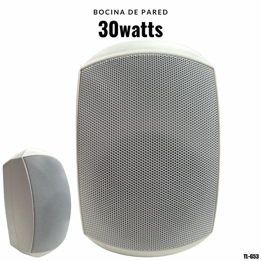 Bocina de pared 5 pulgadas 30W IP64 para Sistema de Audio PA - TL-G53 - LA CASA DEL TELEFONO