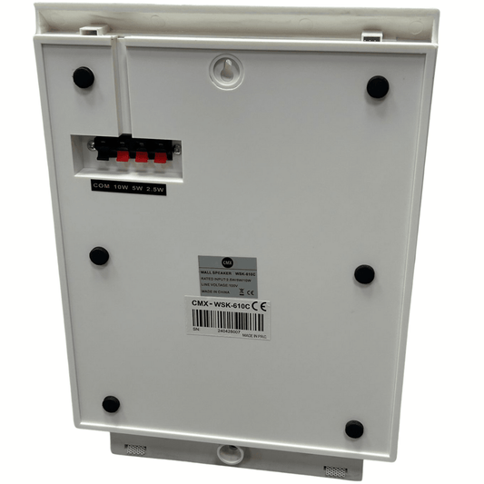 Bocina de pared de 10W 100V para Sistemas de música ambiental y voceo – CMX WSK-610C - LA CASA DEL TELEFONO