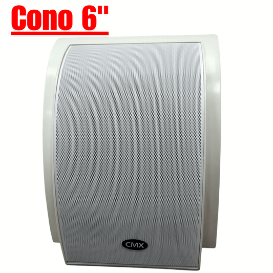 Bocina de pared de 10W 100V para Sistemas de música ambiental y voceo – CMX WSK-610C - LA CASA DEL TELEFONO