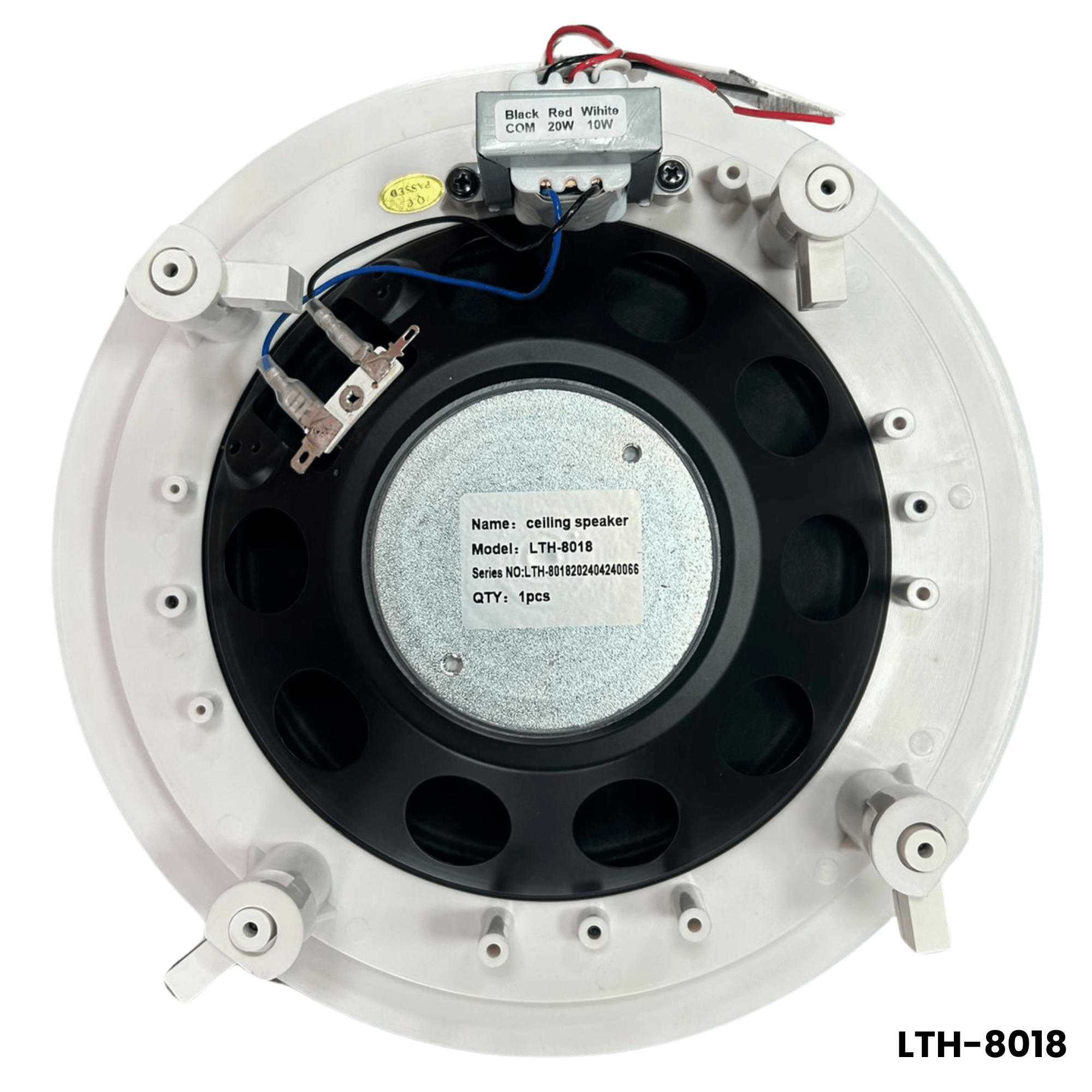 Bocina empotrable de cielo raso 8” 10/20W, línea de 100V – LTH-8018 - LA CASA DEL TELEFONO