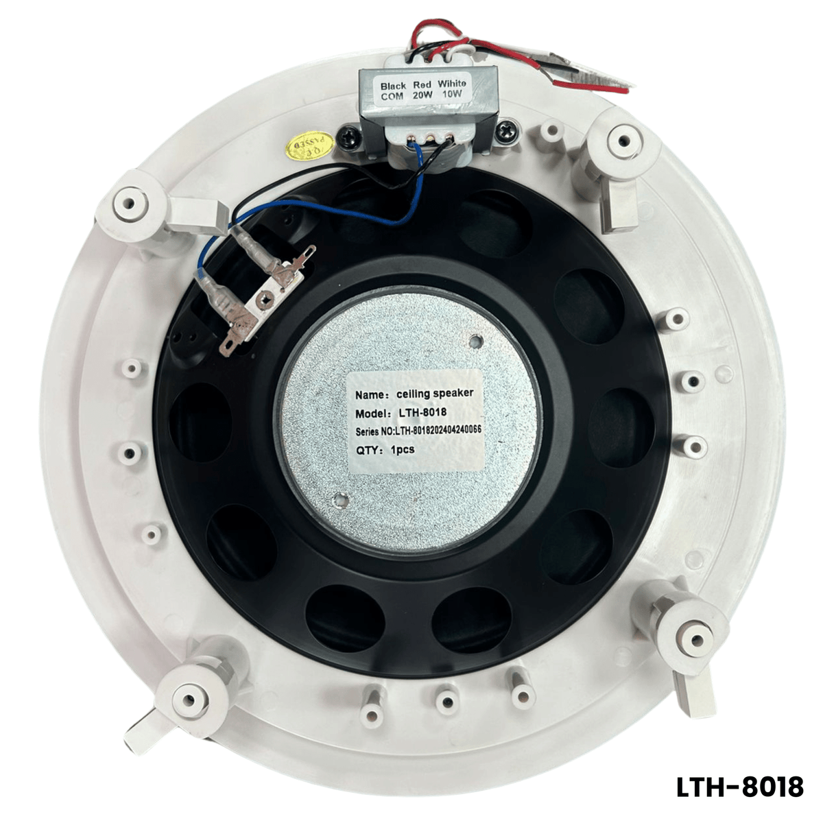 Bocina empotrable de cielo raso 8” 10/20W, línea de 100V – LTH-8018 - LA CASA DEL TELEFONO