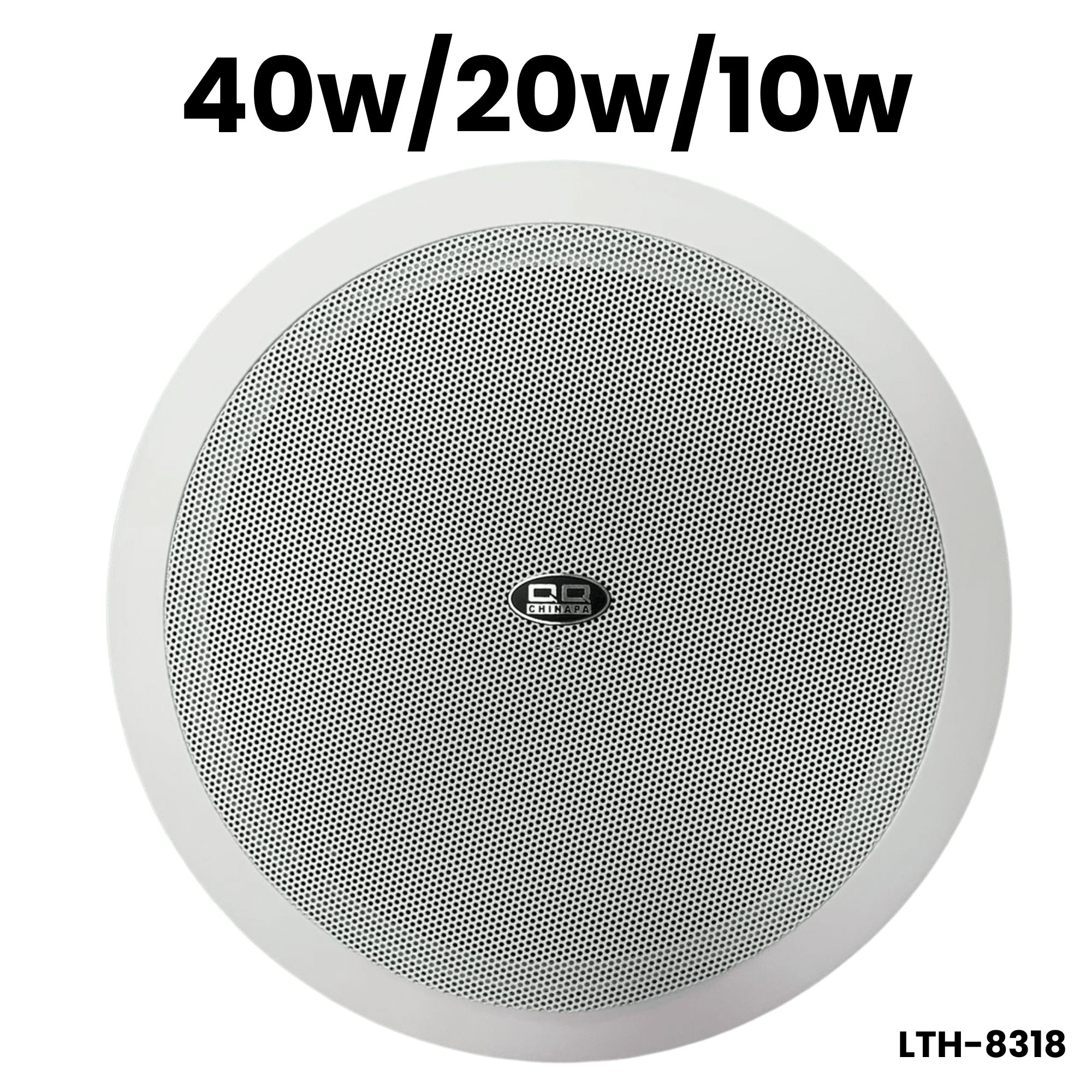 Bocina empotrable de techo LTH-8318 de 10/20/40W 100V - LA CASA DEL TELEFONO