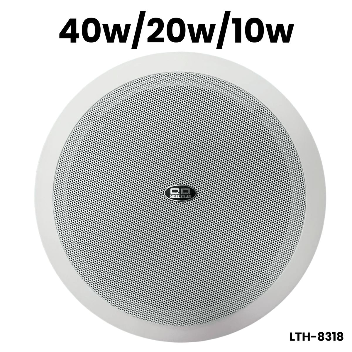 Bocina empotrable de techo LTH-8318 de 10/20/40W 100V - LA CASA DEL TELEFONO
