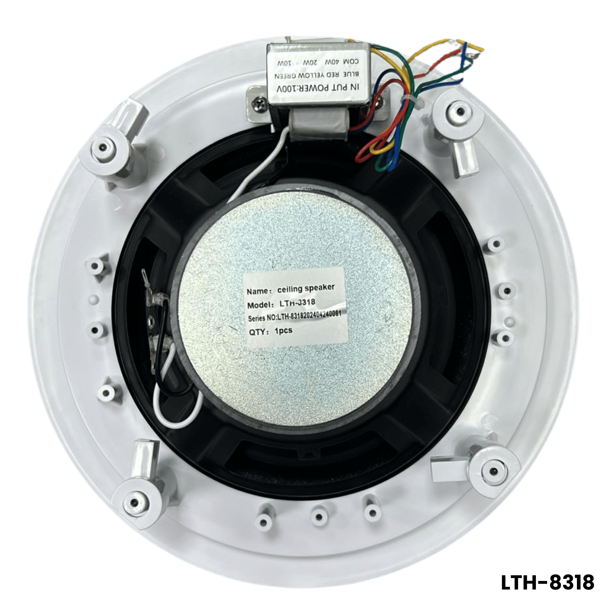 Bocina empotrable de techo LTH-8318 de 10/20/40W 100V - LA CASA DEL TELEFONO