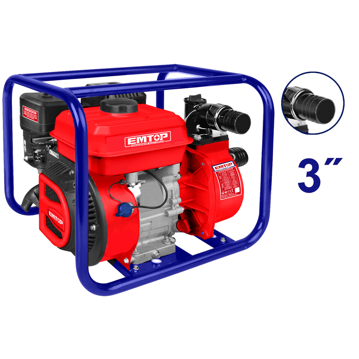 Bomba de agua a gasolina 7HP 3 pulgadas 4 tiempos - LA CASA DEL TELEFONO