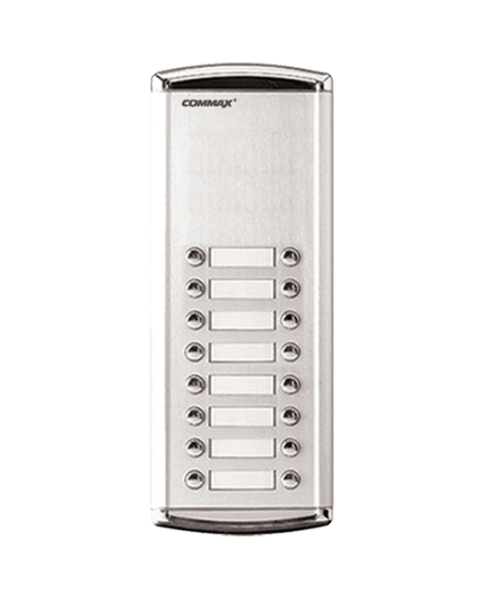 Botonera de ampliación Commax DR-16AS con 16 botones, compatible con botoneras de la serie DR-nAM - LA CASA DEL TELEFONO