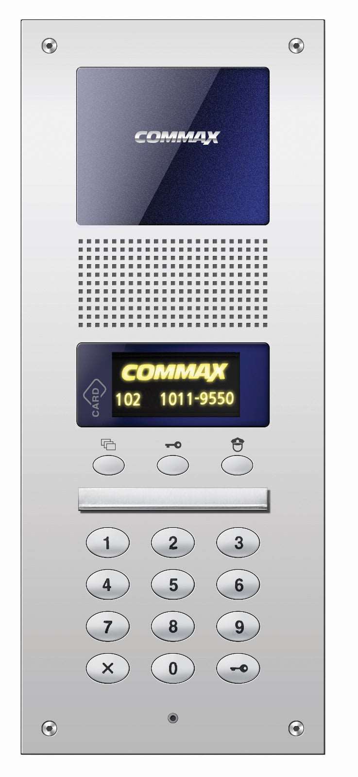 Botonera frente de calle Commax DR-2AG/RF1 con lector de tarjetas RFID