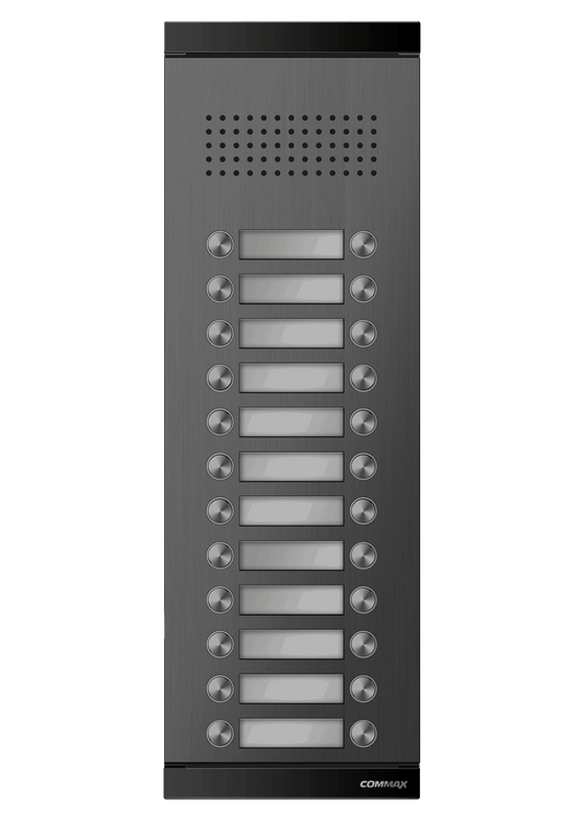 Botonera principal para edificio con 24 botones, conexión a botonera de ampliación – Commax DR-24ML - LA CASA DEL TELEFONO