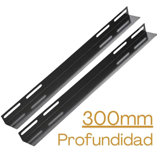 Bracket tipo L para gabinetes, profundidad de 300mm - LA CASA DEL TELEFONO
