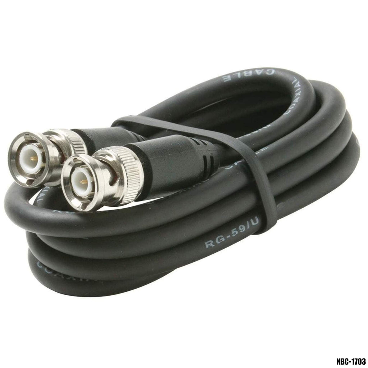 Cable BNC RG59 3FT negro Quest NBC-1703 – Conector macho a macho para video CCTV - LA CASA DEL TELEFONO