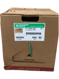 Cable CAT6 Plenum 23AWG, color verde, 1000 pies