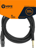 Cable de audio blindado, 1/4 macho a XLR hembra, 10 pies de largo  – Miyako VZ-N17-10FT