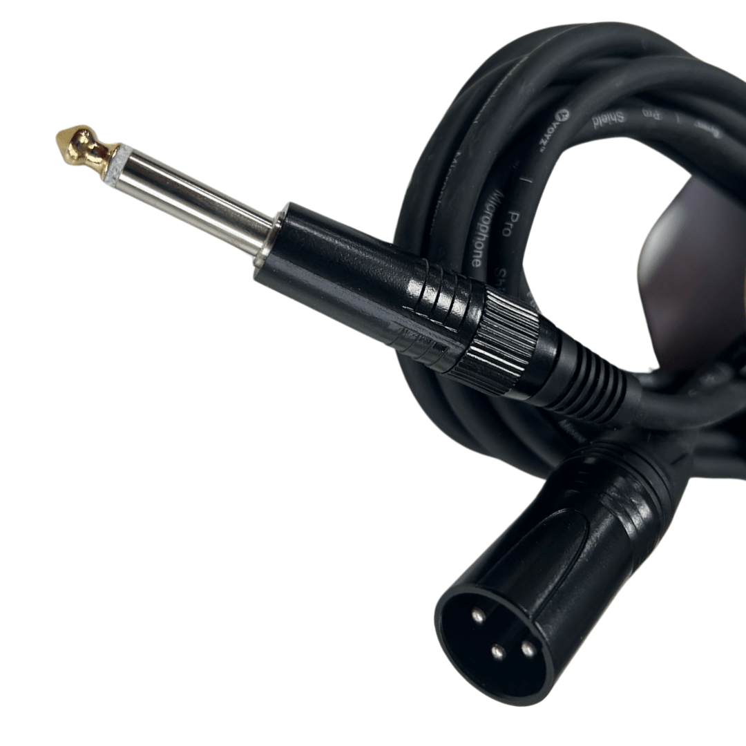 Cable de audio de 10 pies doble blindado Miyako VZ-M25-10FT - LA CASA DEL TELEFONO