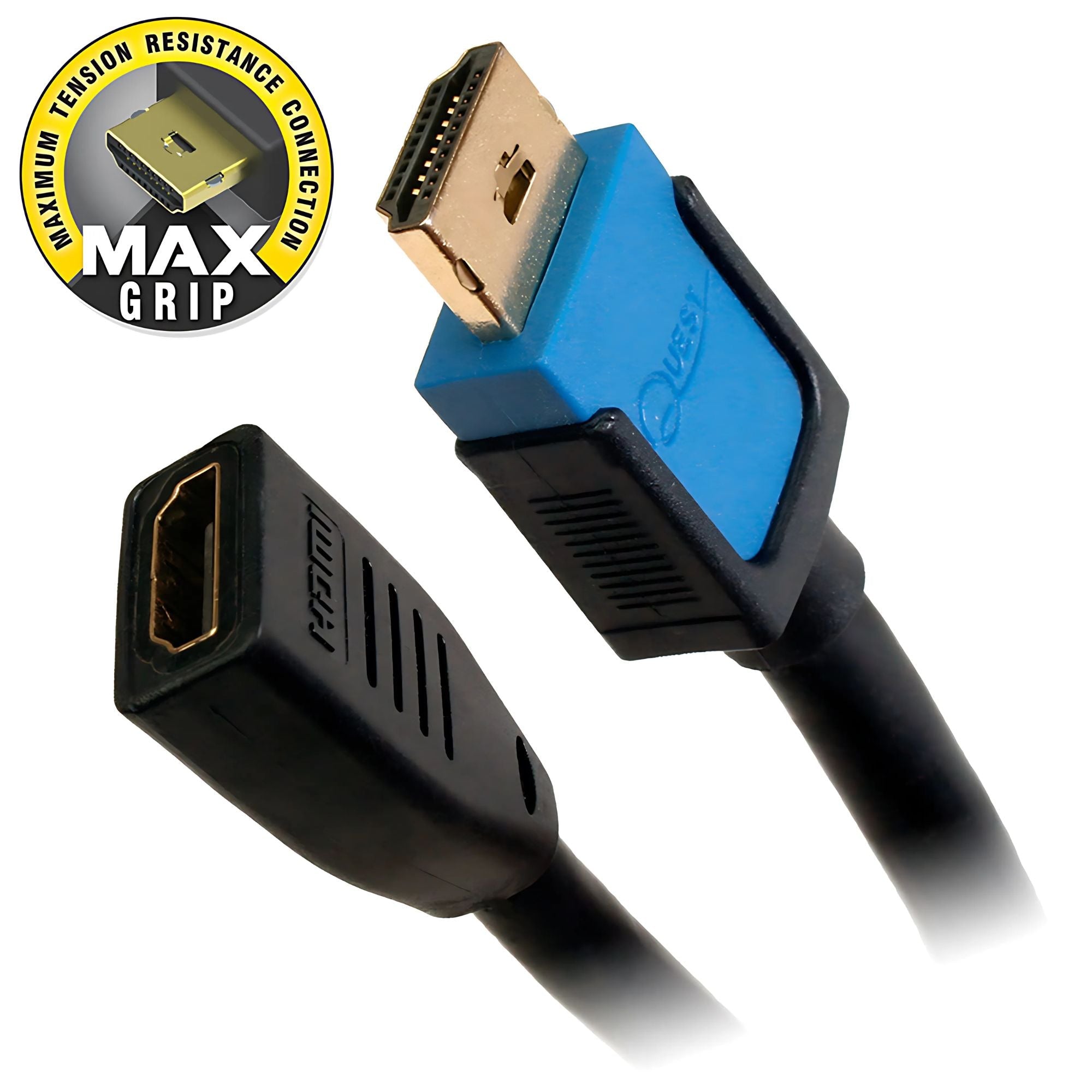 Cable de extensión HDMI 4K2K de 12 pies, alta definición – Quest HDI-2212 - LA CASA DEL TELEFONO