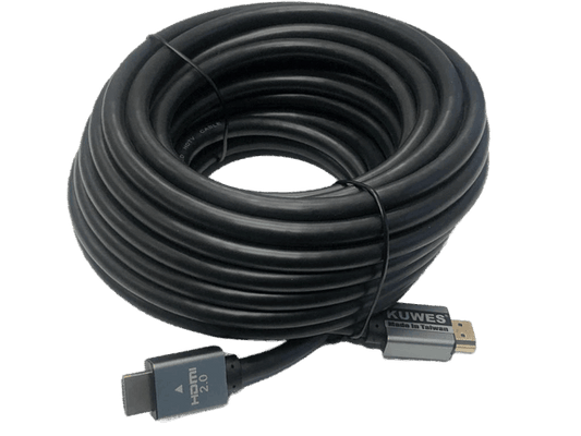 Cable HDMI 2.0 ultra HD 4K de 10 Metros de longitud - Kuwes HDMI-02A-2.0-10 - LA CASA DEL TELEFONO