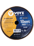 Cable para bocinas 10AWG chaqueta transparente rollo con 500 pies