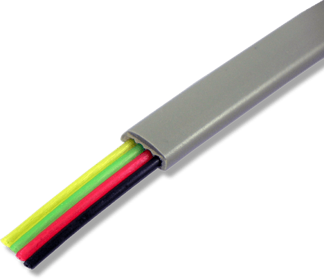 Cable plano para teléfono 4 hilos 28AWG, se vende por pie - LA CASA DEL TELEFONO